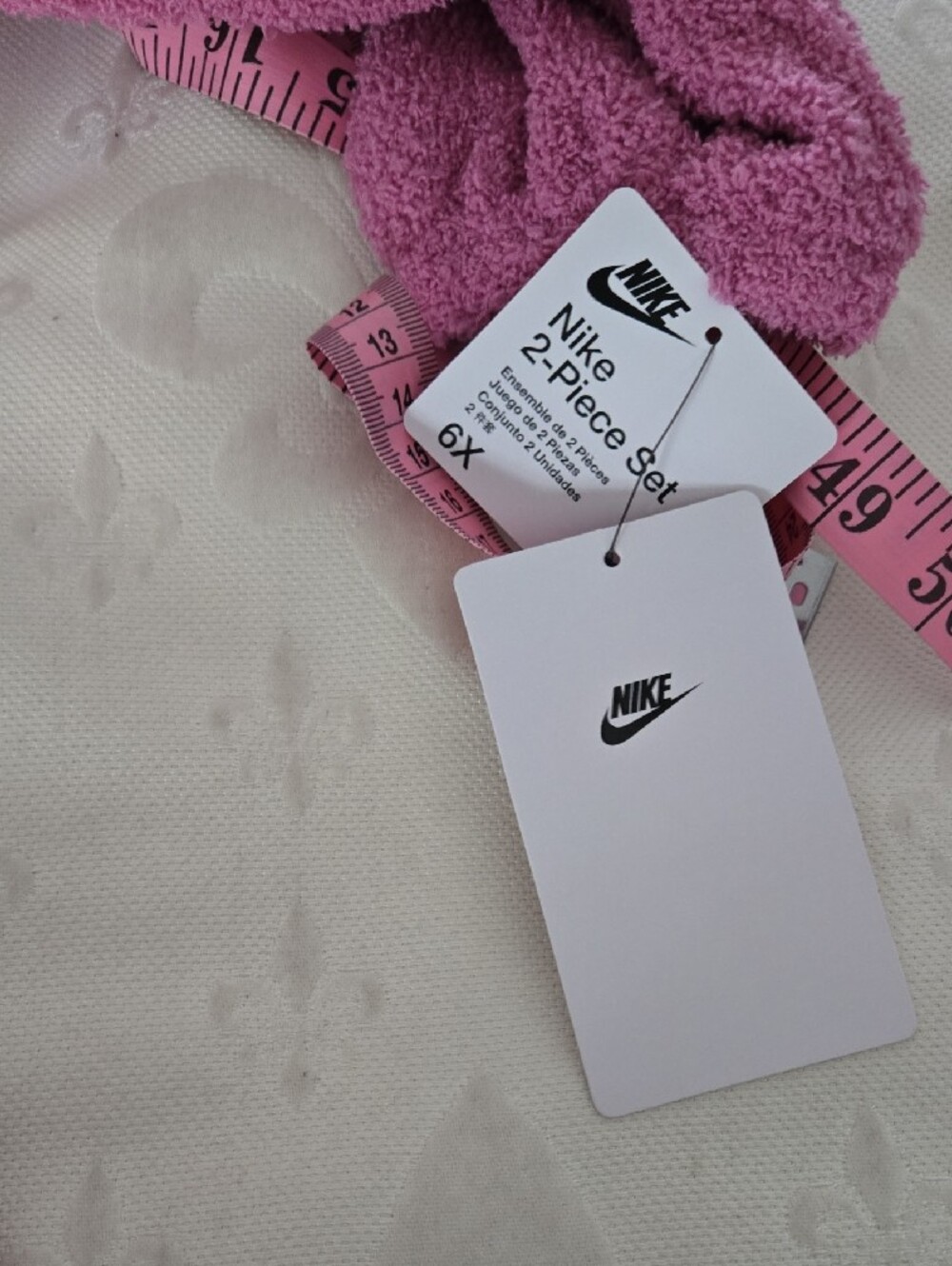 Nike Kids Plush Hooded Set in Rose Pink - Picture 6 of 6